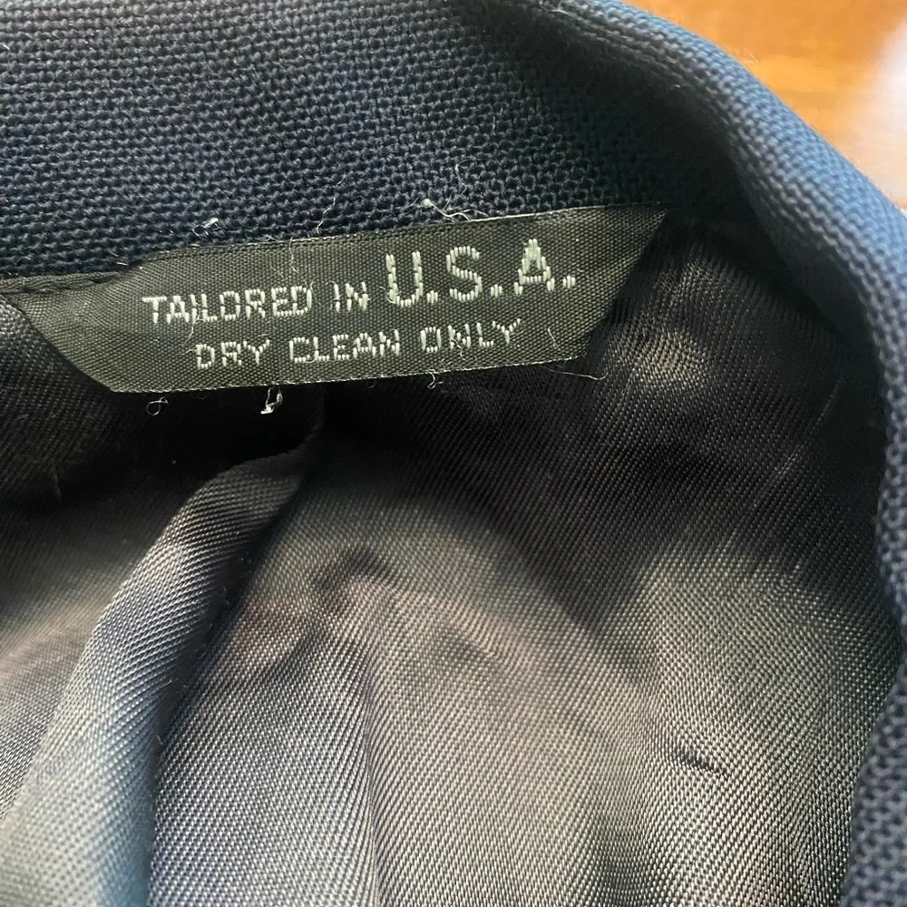 Cartier VTG Men's Navy Two-Button Sport Coat